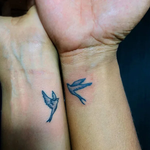 Couple Bird Tattoo