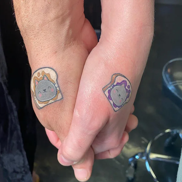 Couple Hand Tattoo 1