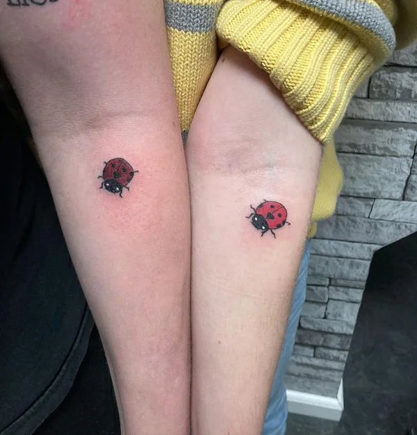 Couple Ladybug Tattoo 2