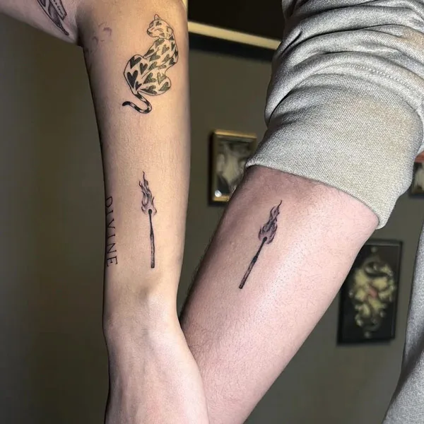 Couple Twin Flame Tattoo 1