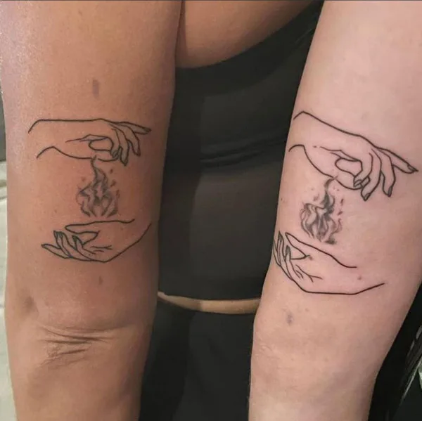 Couple Twin Flame Tattoo 2
