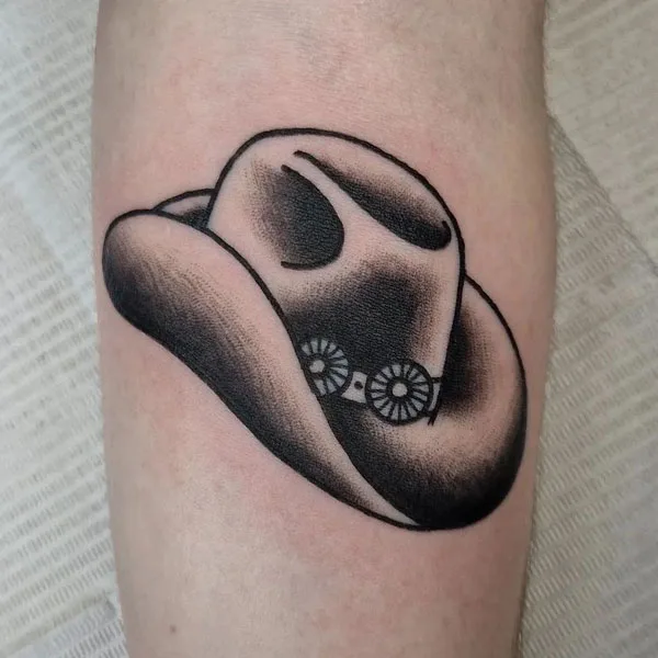 Cowboy Hat Tattoo 1
