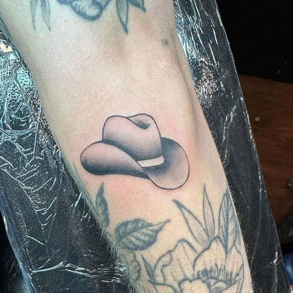 Cowboy Hat Tattoo 2