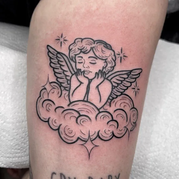 Cupid Angel Tattoo 1
