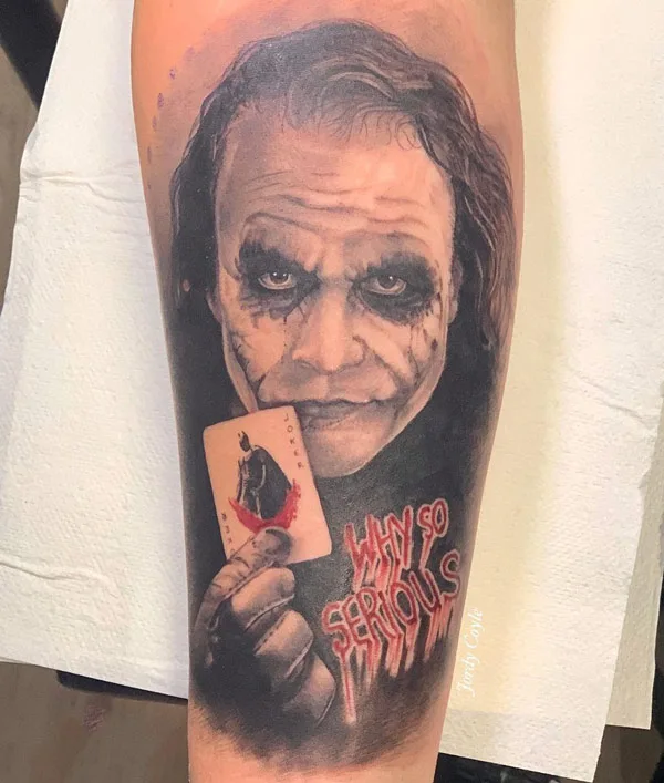 Curious Case Of Joker Tattoo
