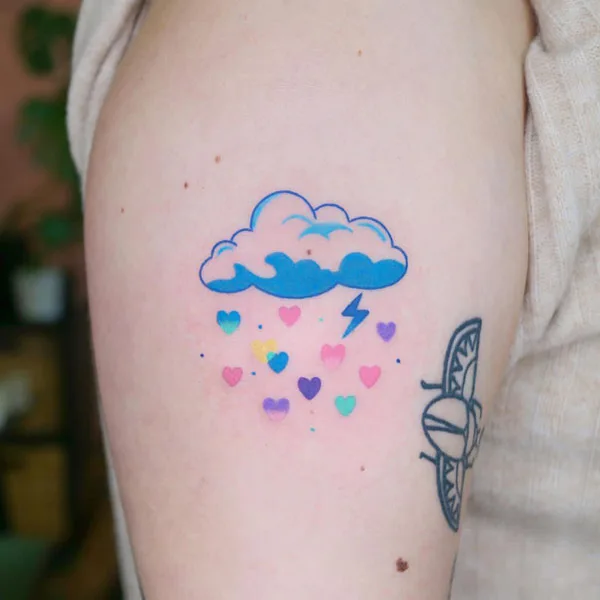 Cute Cloud Tattoo 1