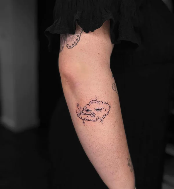 Cute Cloud Tattoo 2