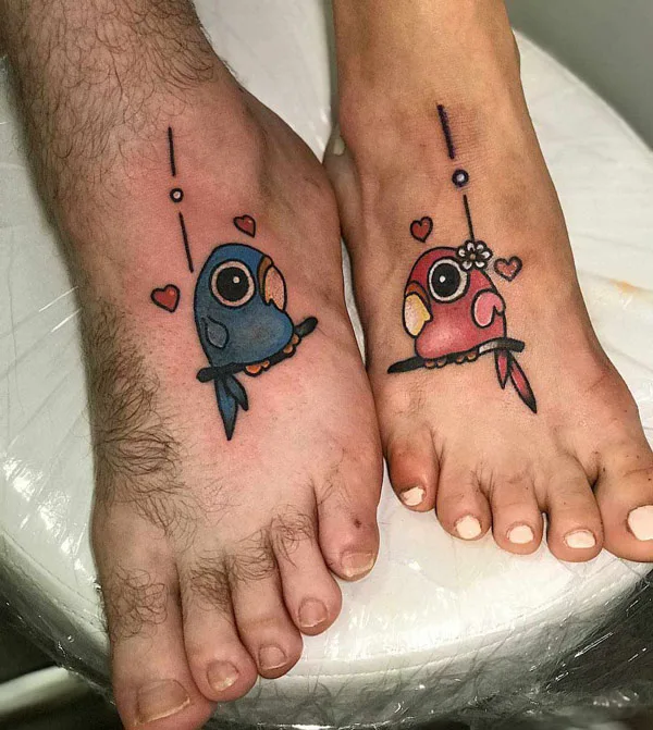 Cute Couple Tattoo 1
