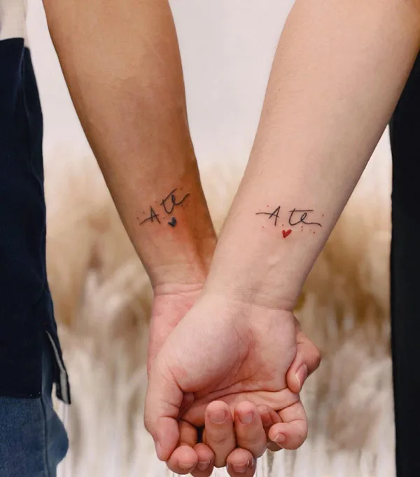 Cute Couple Tattoo 2