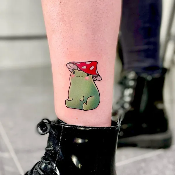Cute Frog Tattoo 2