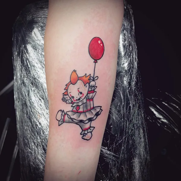 Cute Pennywise tattoo