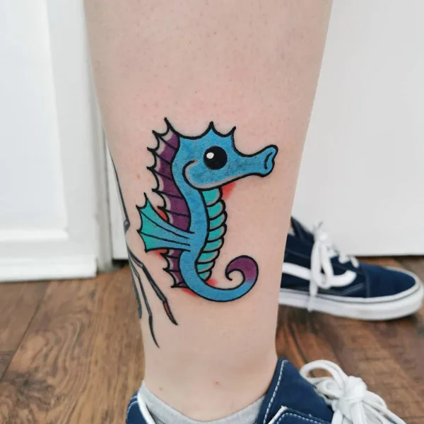 Cute Seahorse Tattoo 2