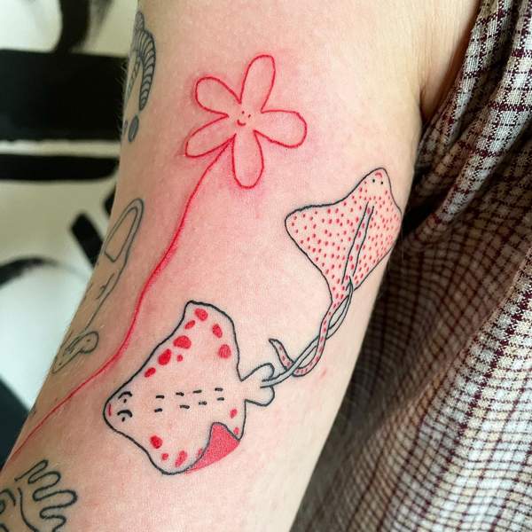 Cute Stingray Tattoo