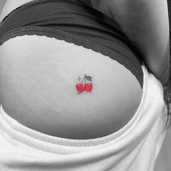 Cute butt tattoo