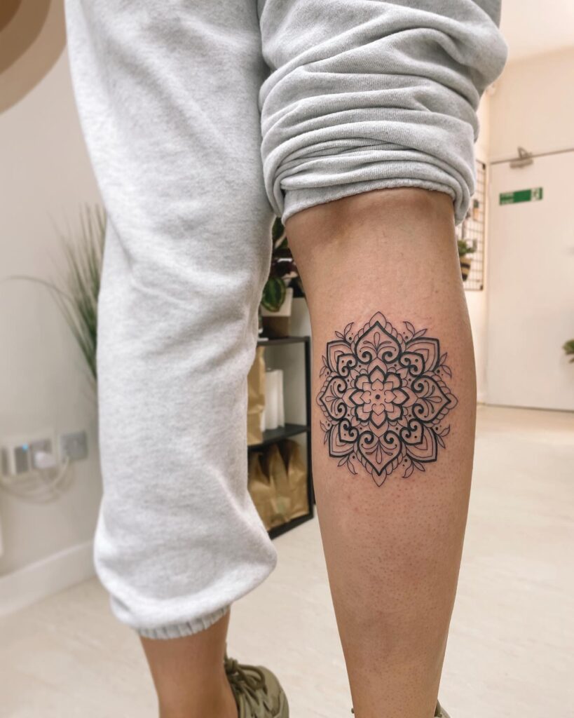 Cute Little Mandala Tattoo Adding Elegance: Mandala Magic 