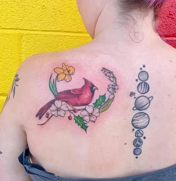 Daffodil and Lily Of The Valley Tattoo 2