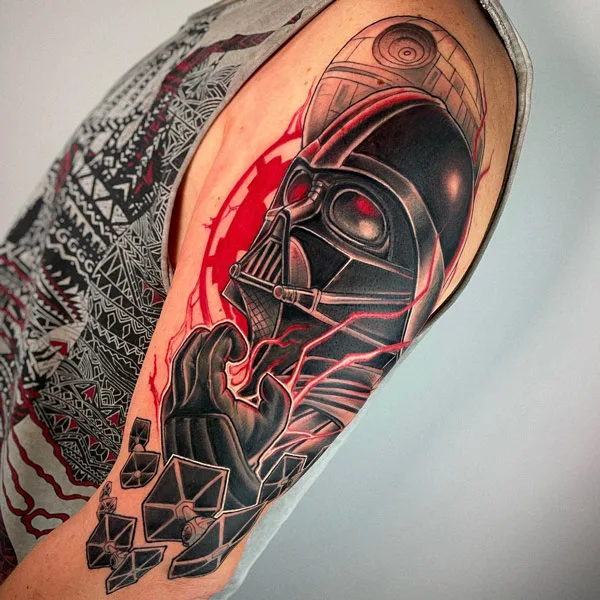 Darth vader tattoo 1