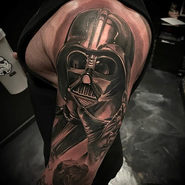 Darth vader tattoo 10