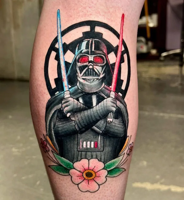 Darth vader tattoo 2