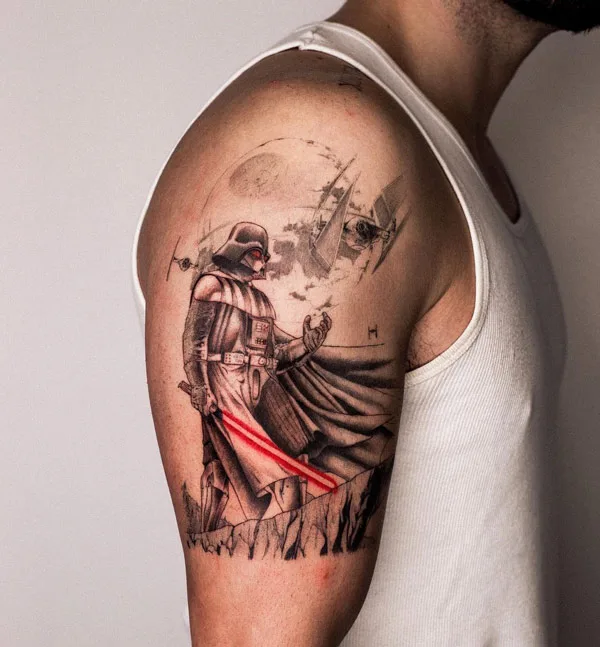 Darth vader tattoo 3