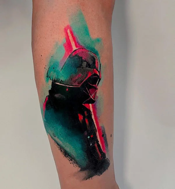 Darth vader tattoo 4