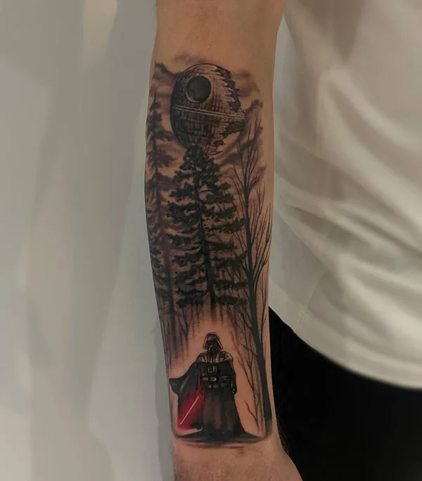 Darth vader tattoo 43