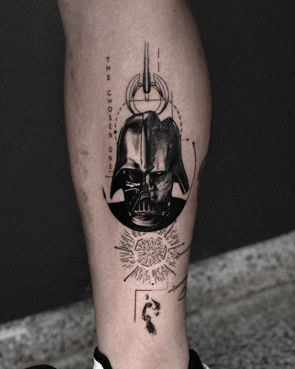Darth vader tattoo 48