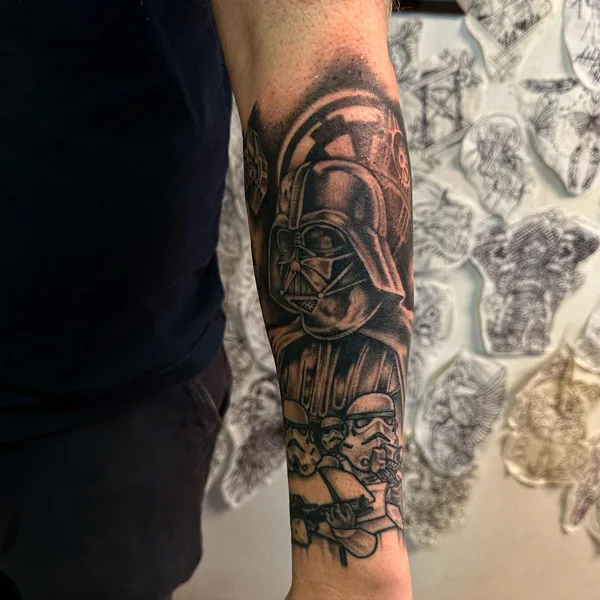 Darth vader tattoo 50