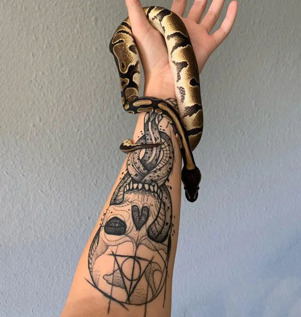 Death Eater Hand Tattoo