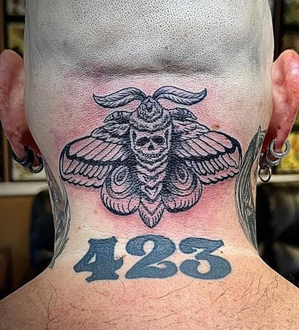 Death Moth Tattoo 2