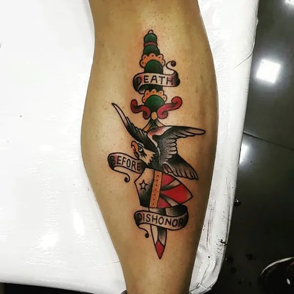 Death before dishonor tattoo 25