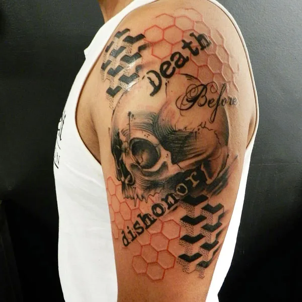 Death before dishonor tattoo 5