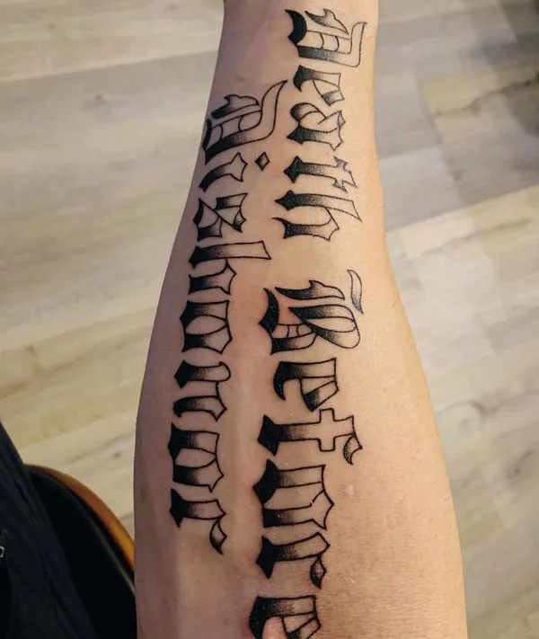 Death before dishonor tattoo 52