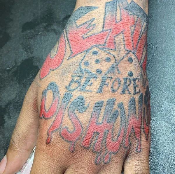 Death before dishonor tattoo 60