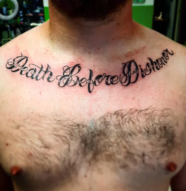 Death before dishonor tattoo 63
