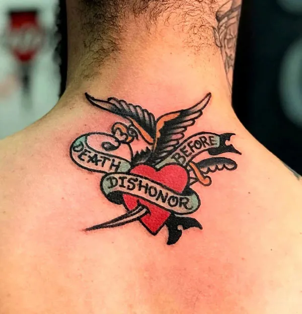 Death before dishonor tattoo 76