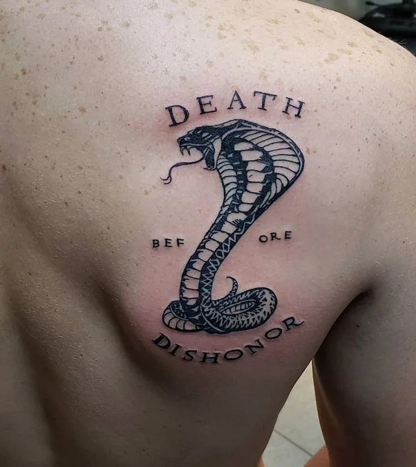 Death before dishonor tattoo 9