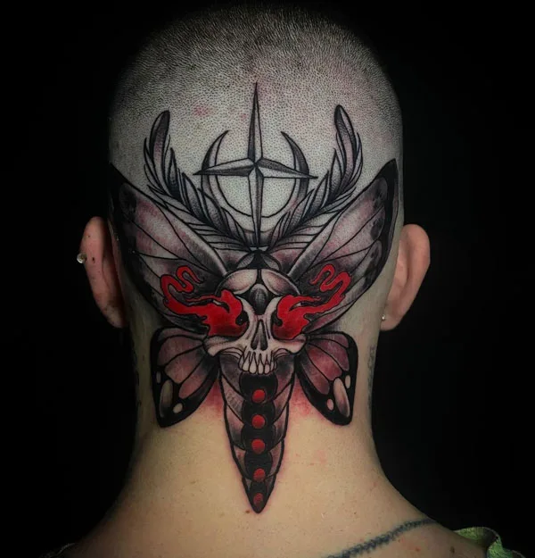 Death moth tattoo 20
