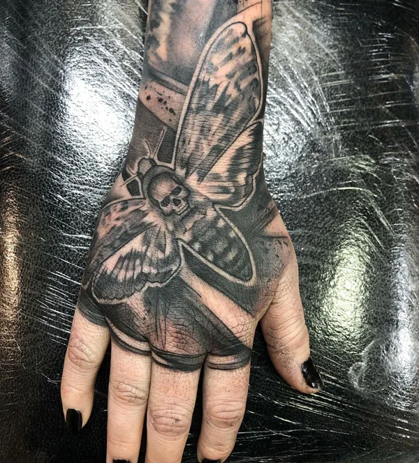 Death moth tattoo 21