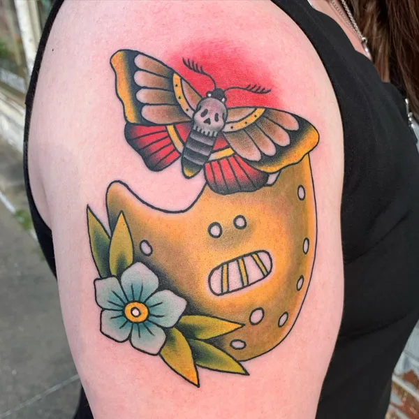 Death moth tattoo 22
