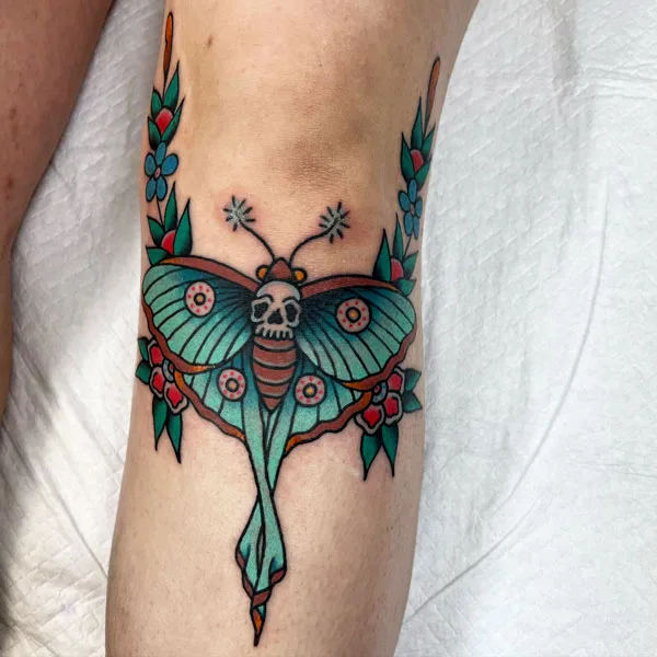 Death moth tattoo 26