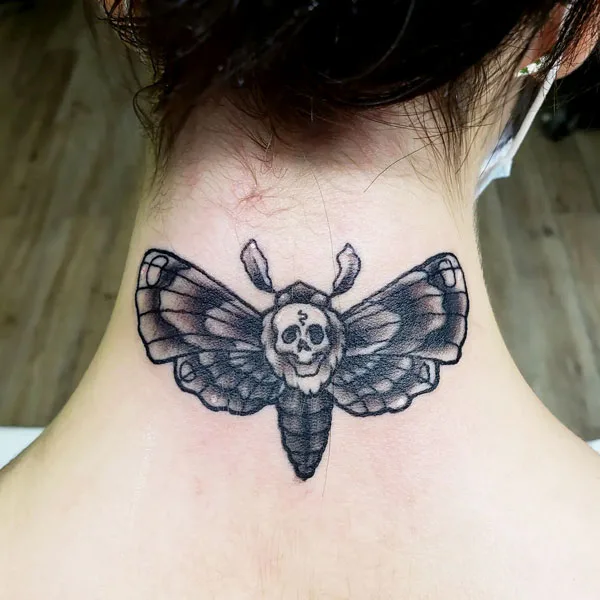 Death moth tattoo 27