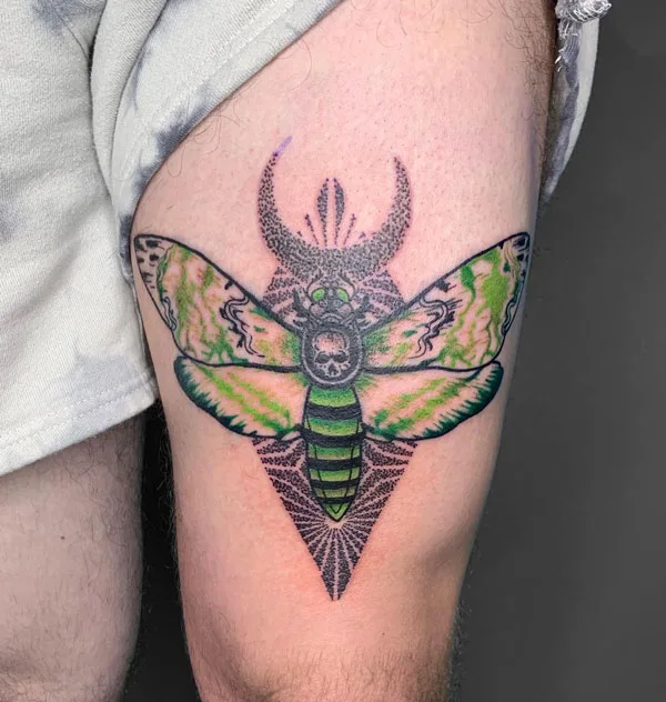 Death moth tattoo 41