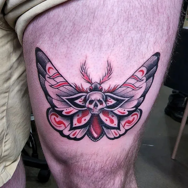 Death moth tattoo 42