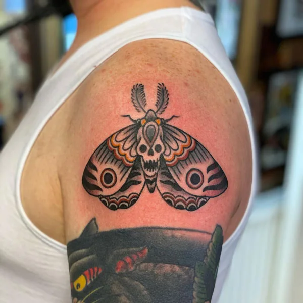 Death moth tattoo 47