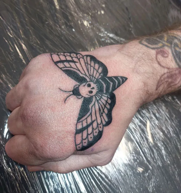 Death moth tattoo 51