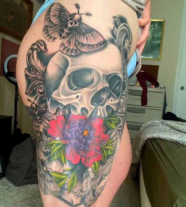 Death moth tattoo 57