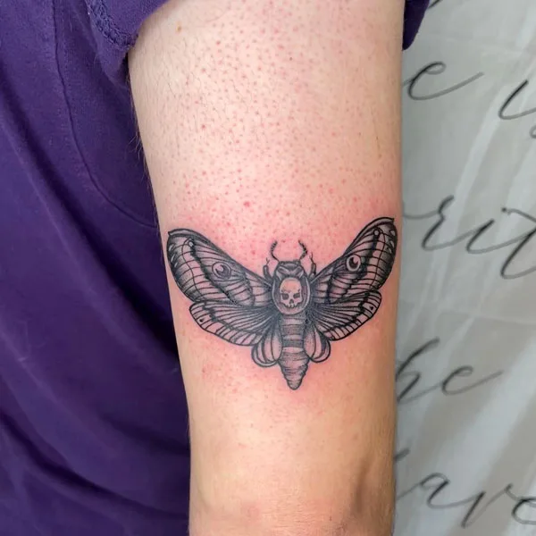 Death moth tattoo 61