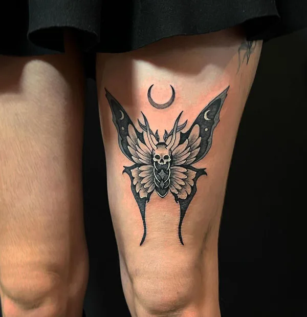 Death moth tattoo 67