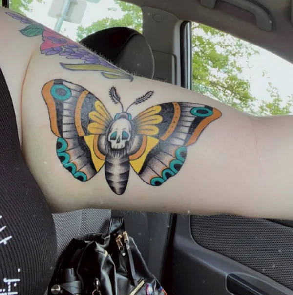 Death moth tattoo 78